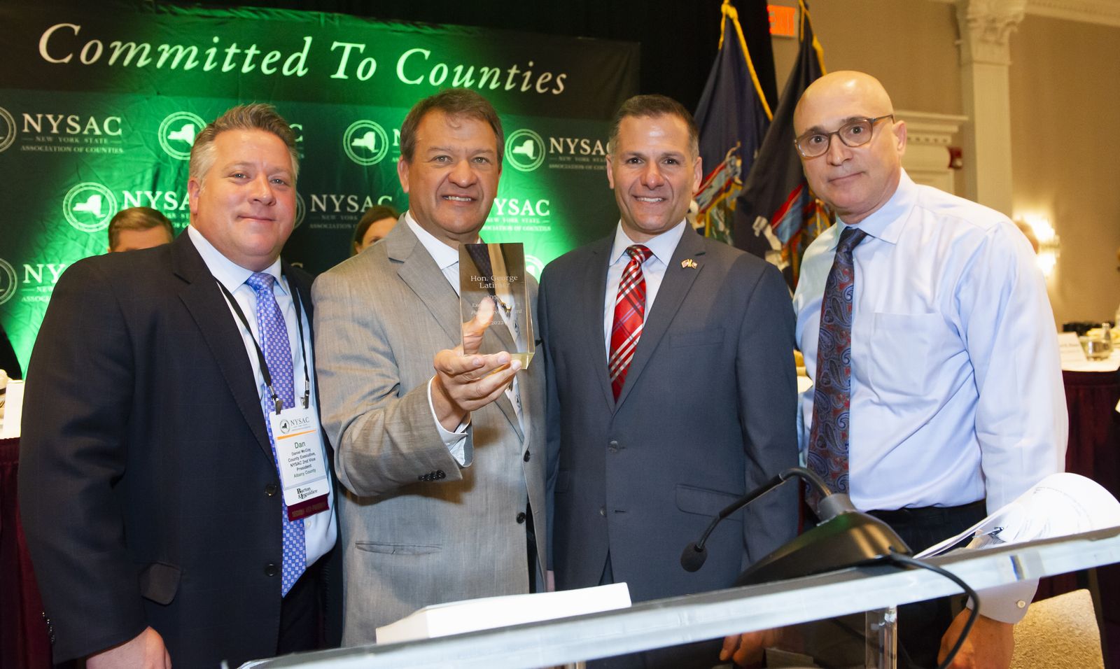 Westchester County Executive George Latimer Receives NYSAC Public ...