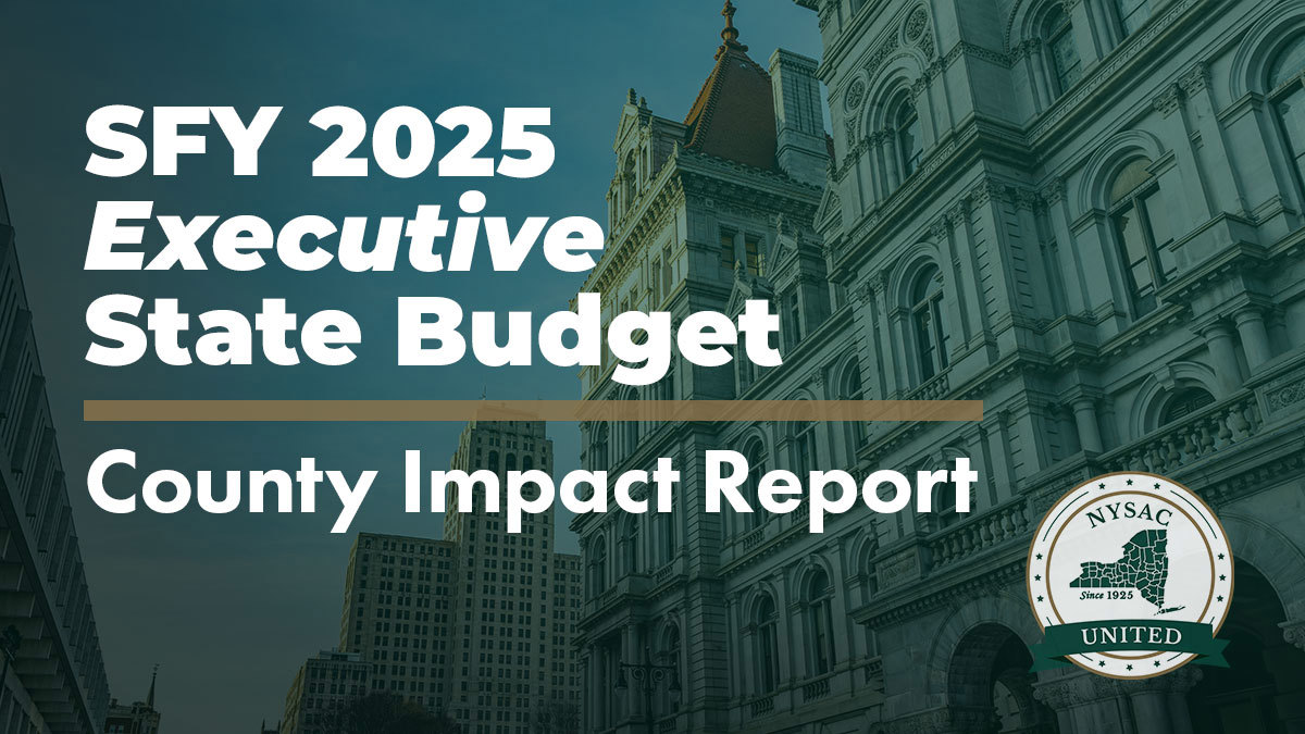 NYSAC Releases SFY 2025 Executive Budget Impact Report